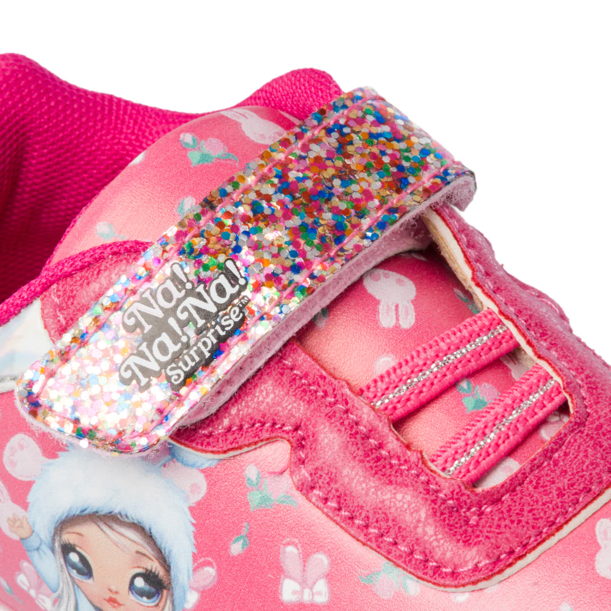 Sneakers fucsia con luci sulla suola e stampa Na Na Na Surprise - Image 6