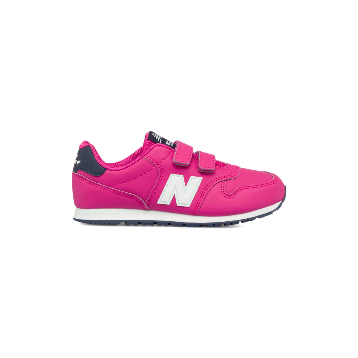 Sneakers fucsia da bambina con doppio velcro New Balance 500
