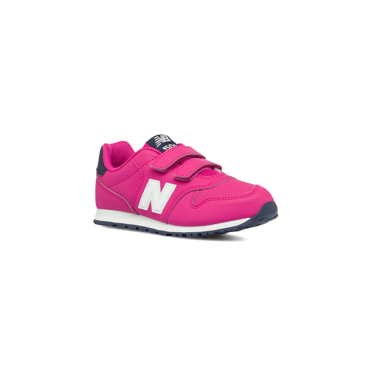 Sneakers fucsia da bambina con doppio velcro New Balance 500 - Image 2