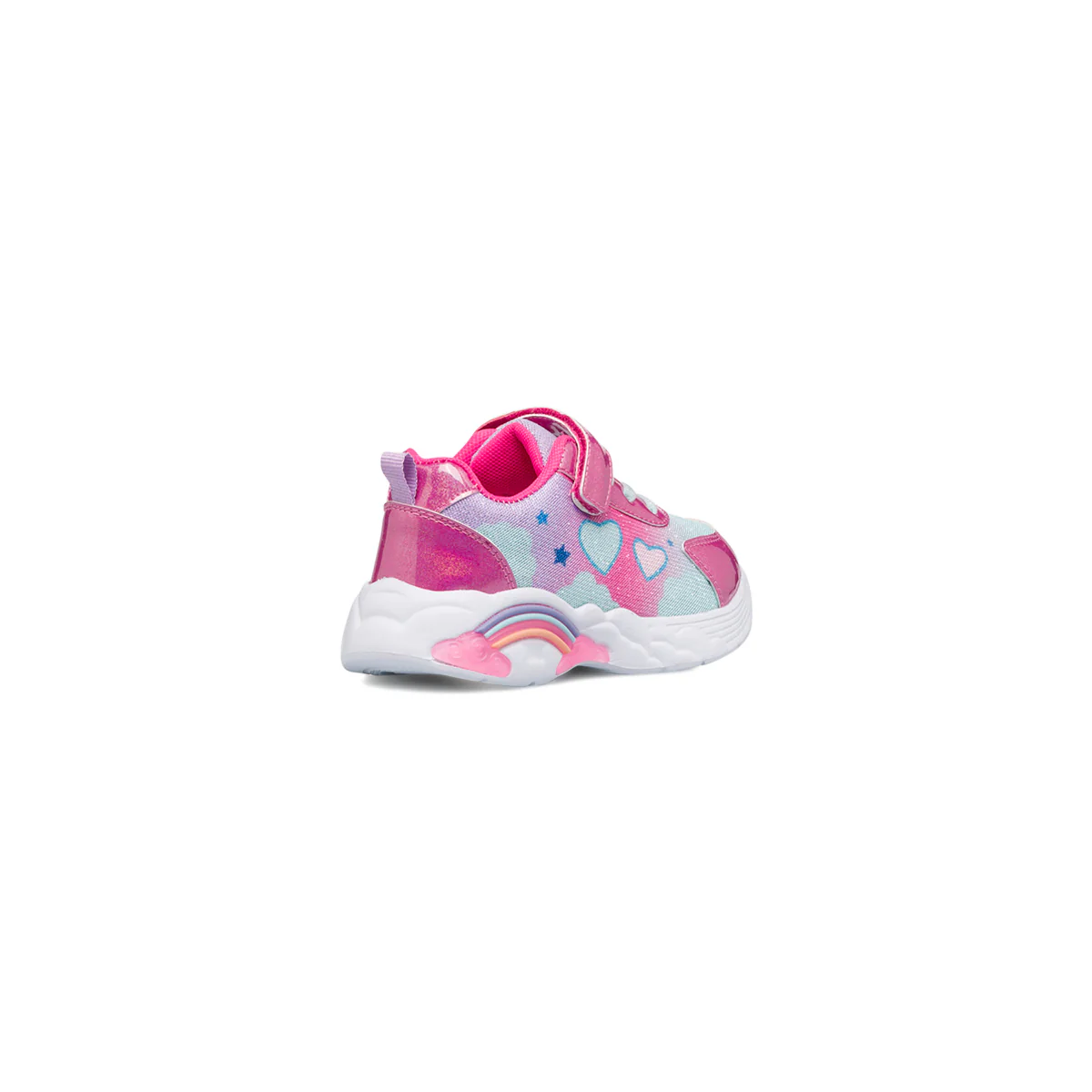 Sneakers fucsia da bambina con glitter e cuoricini Le scarpe di Alice - Image 3