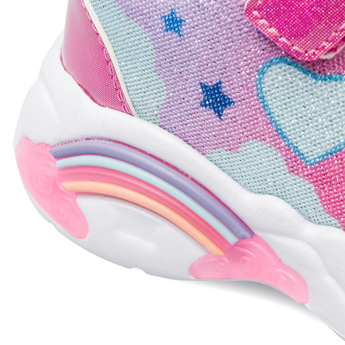 Sneakers fucsia da bambina con glitter e cuoricini Le scarpe di Alice - Image 7