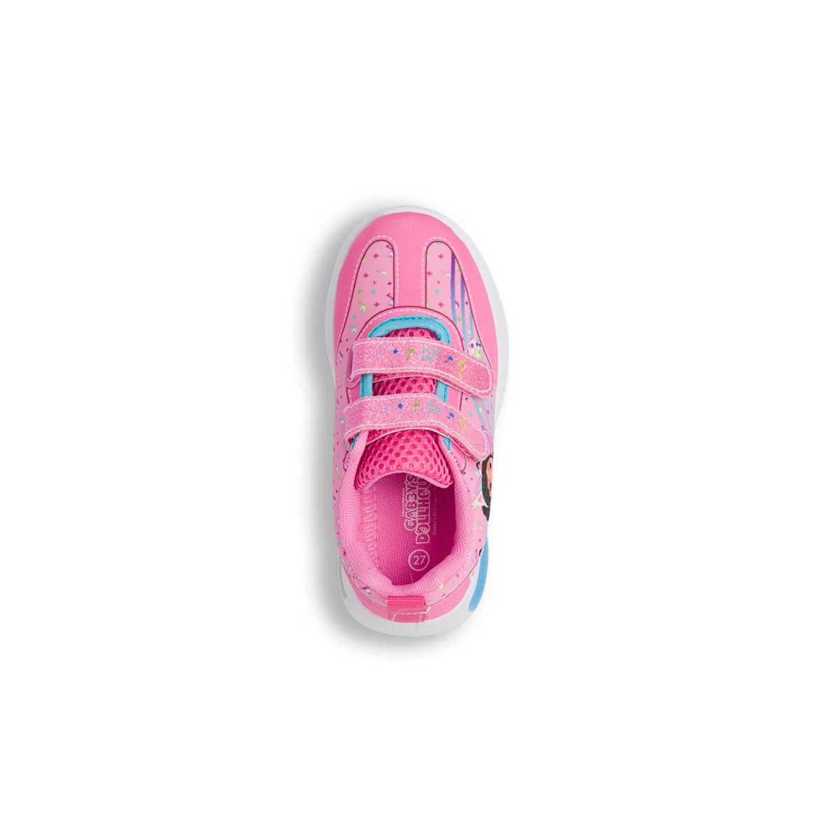 Sneakers fucsia da bambina con luci nella suola e logo La casa delle bambole di Gabby - Image 5