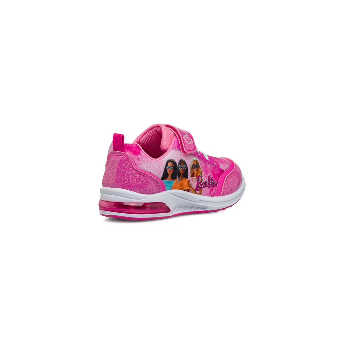 Sneakers Fucsia da Bambina con Luci nella Suola e stampa logo Barbie - Image 3