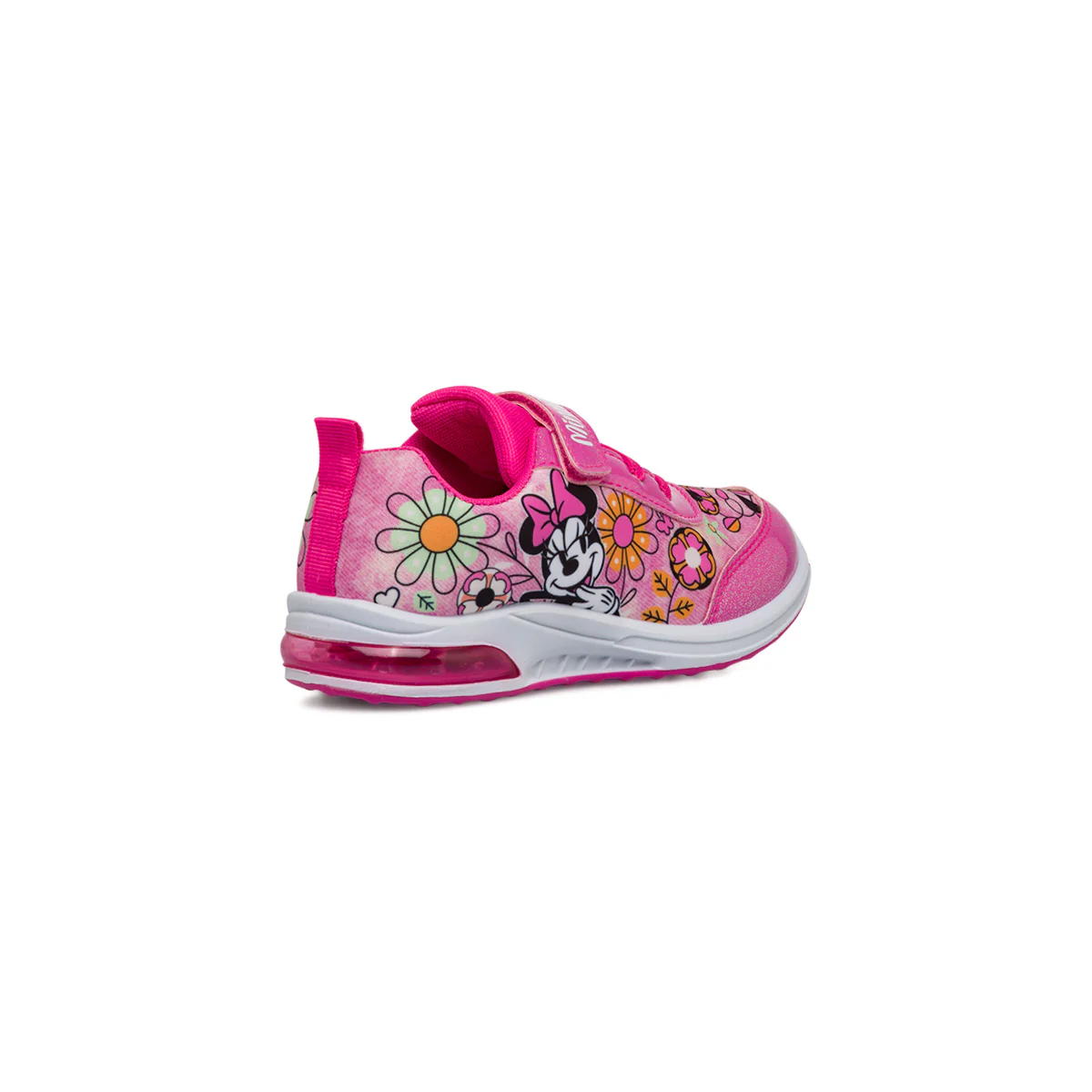 Sneakers Fucsia da Bambina con Luci nella Suola e logo Minnie - Image 3