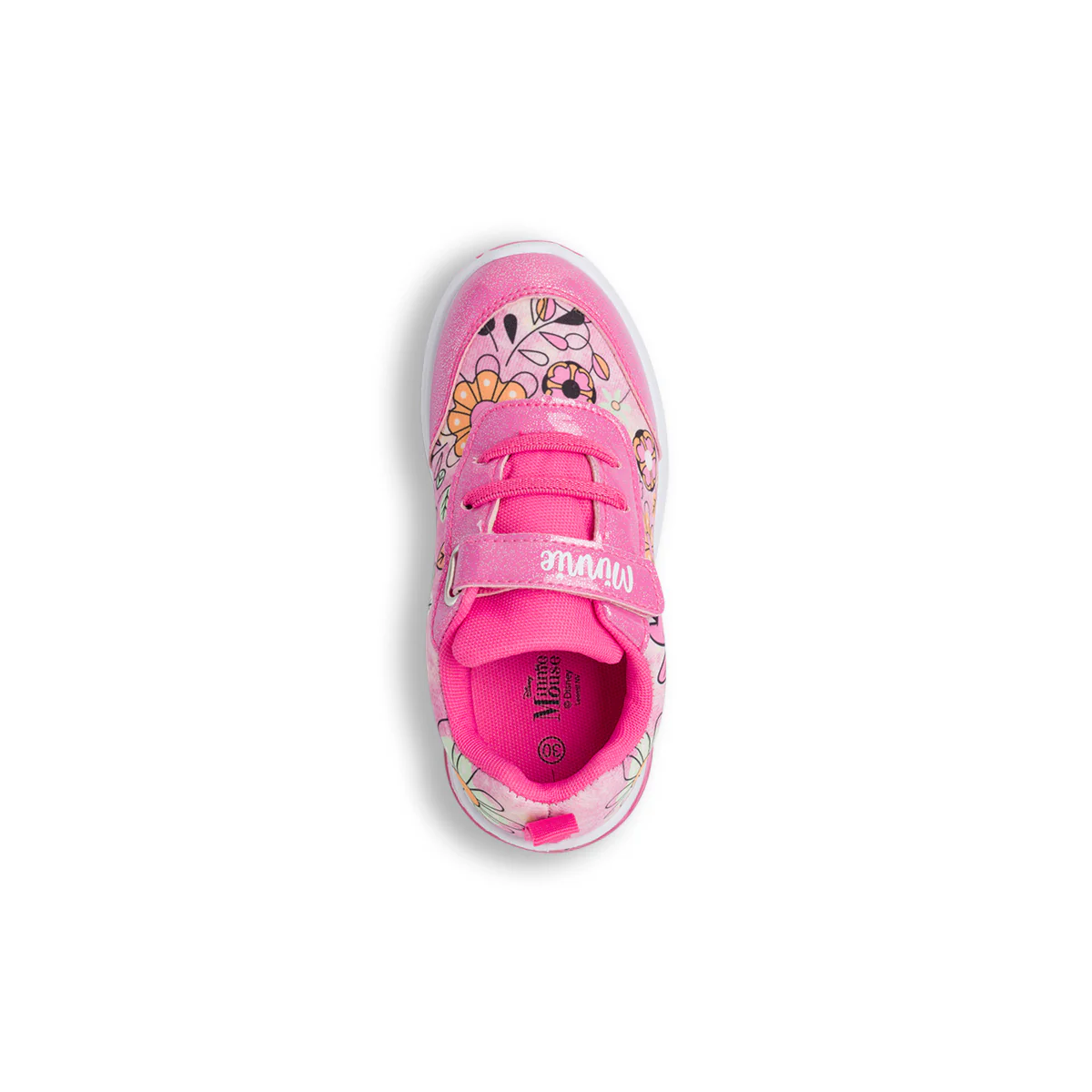 Sneakers Fucsia da Bambina con Luci nella Suola e logo Minnie - Image 5