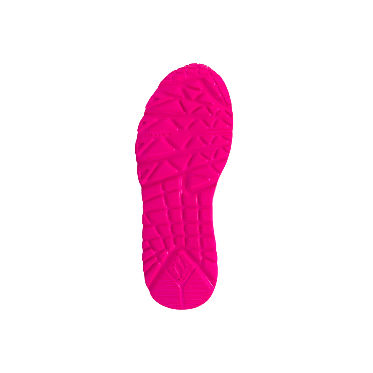 Sneakers Fucsia da Bambina con strappo Skechers Uno - Image 4