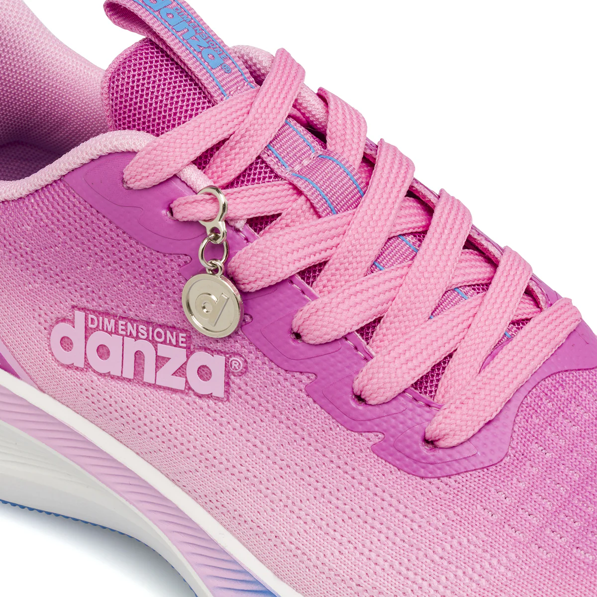 Sneakers fucsia da Bambina in tessuto con charms Dimensione Danza - Image 4