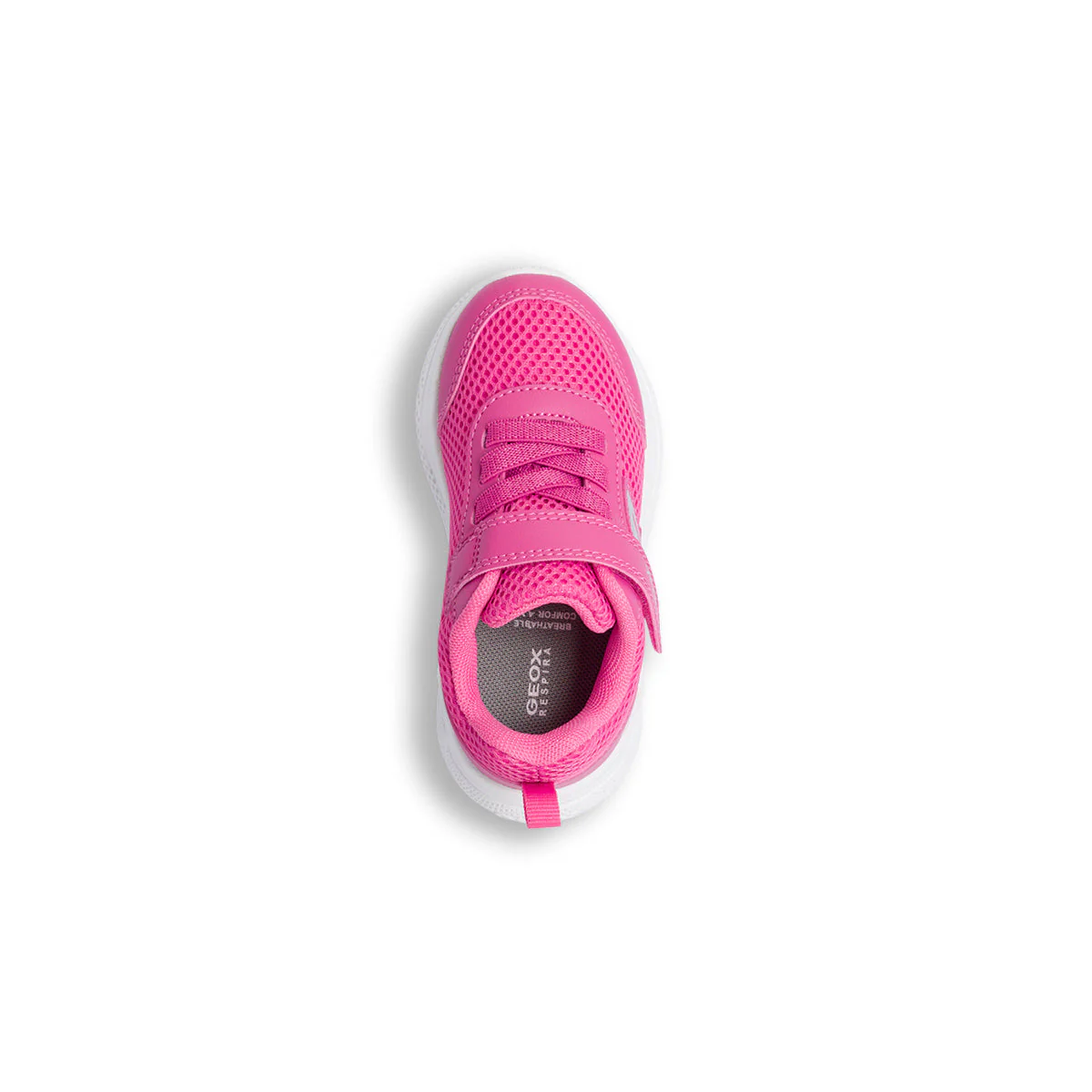 Sneakers fucsia da bambina in tessuto mesh Geox Sprintye - Image 6