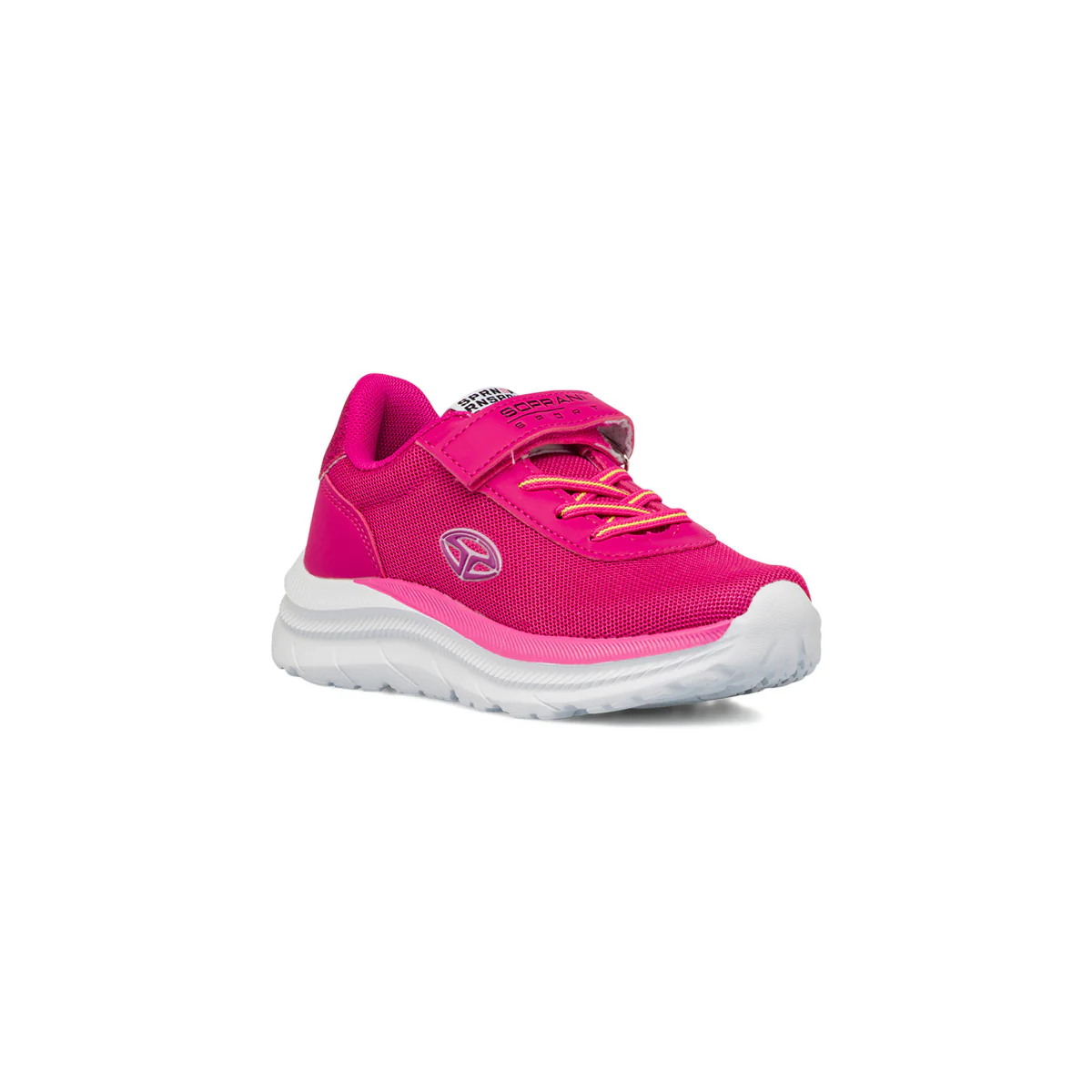 Sneakers fucsia da Bambina e Ragazza con chiusura a strappo Soprani Sport - Image 2