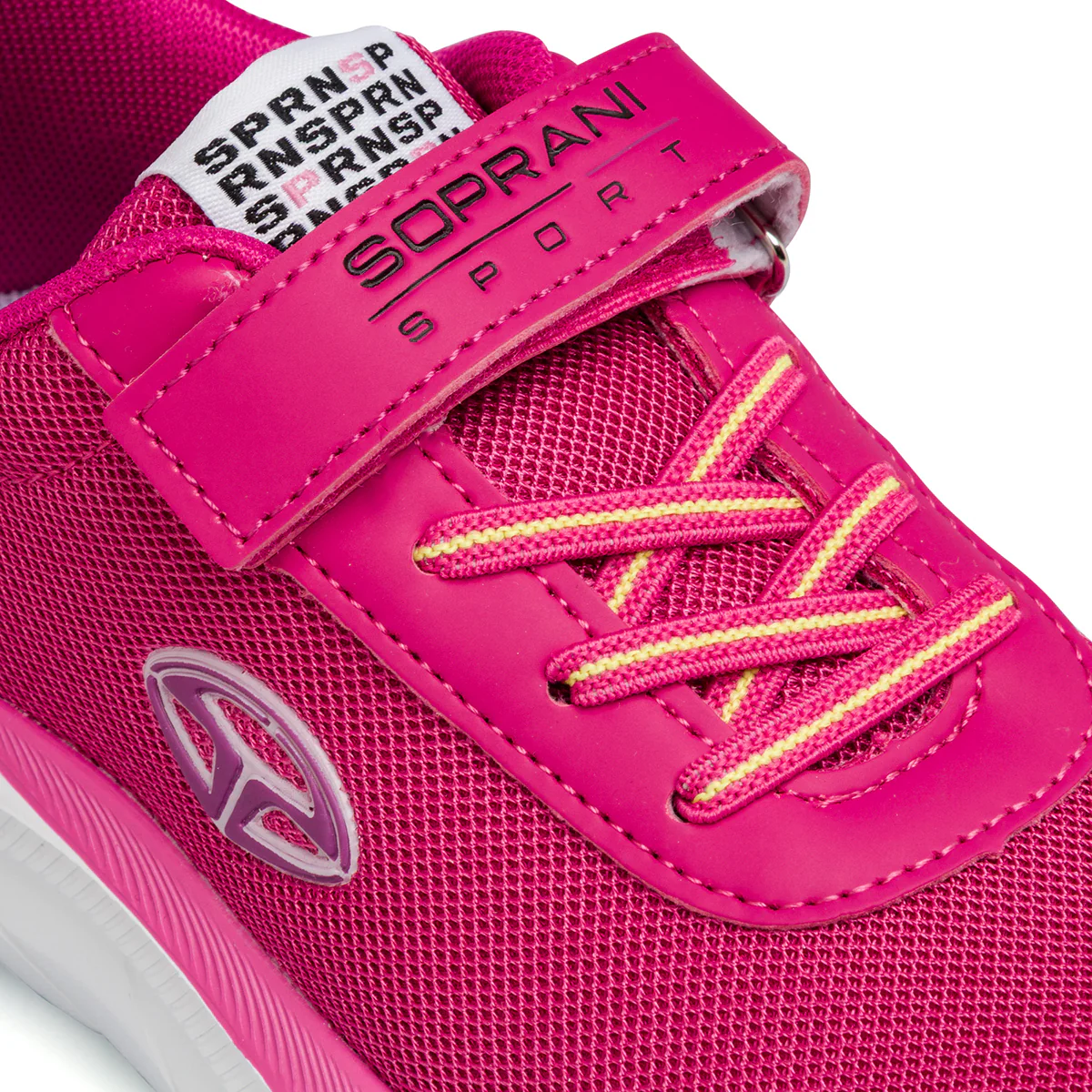 Sneakers fucsia da Bambina e Ragazza con chiusura a strappo Soprani Sport - Image 4