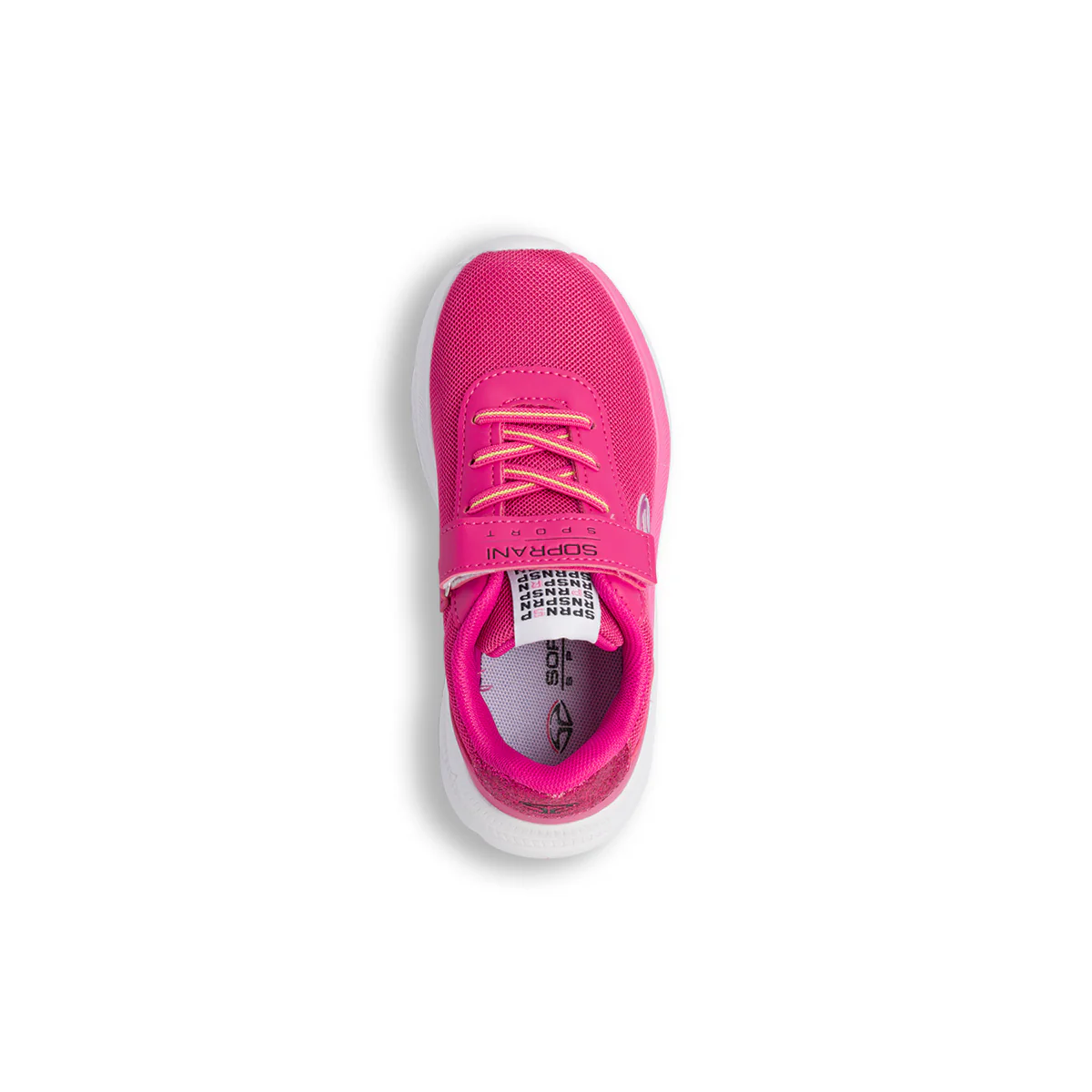 Sneakers fucsia da Bambina e Ragazza con chiusura a strappo Soprani Sport - Image 5