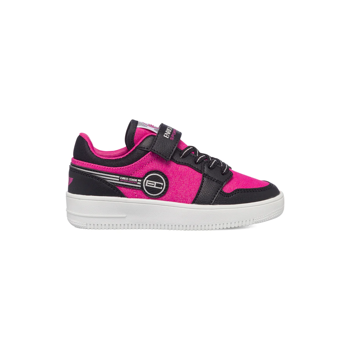 Sneakers fucsia e nere da bambina Enrico Coveri Jordy