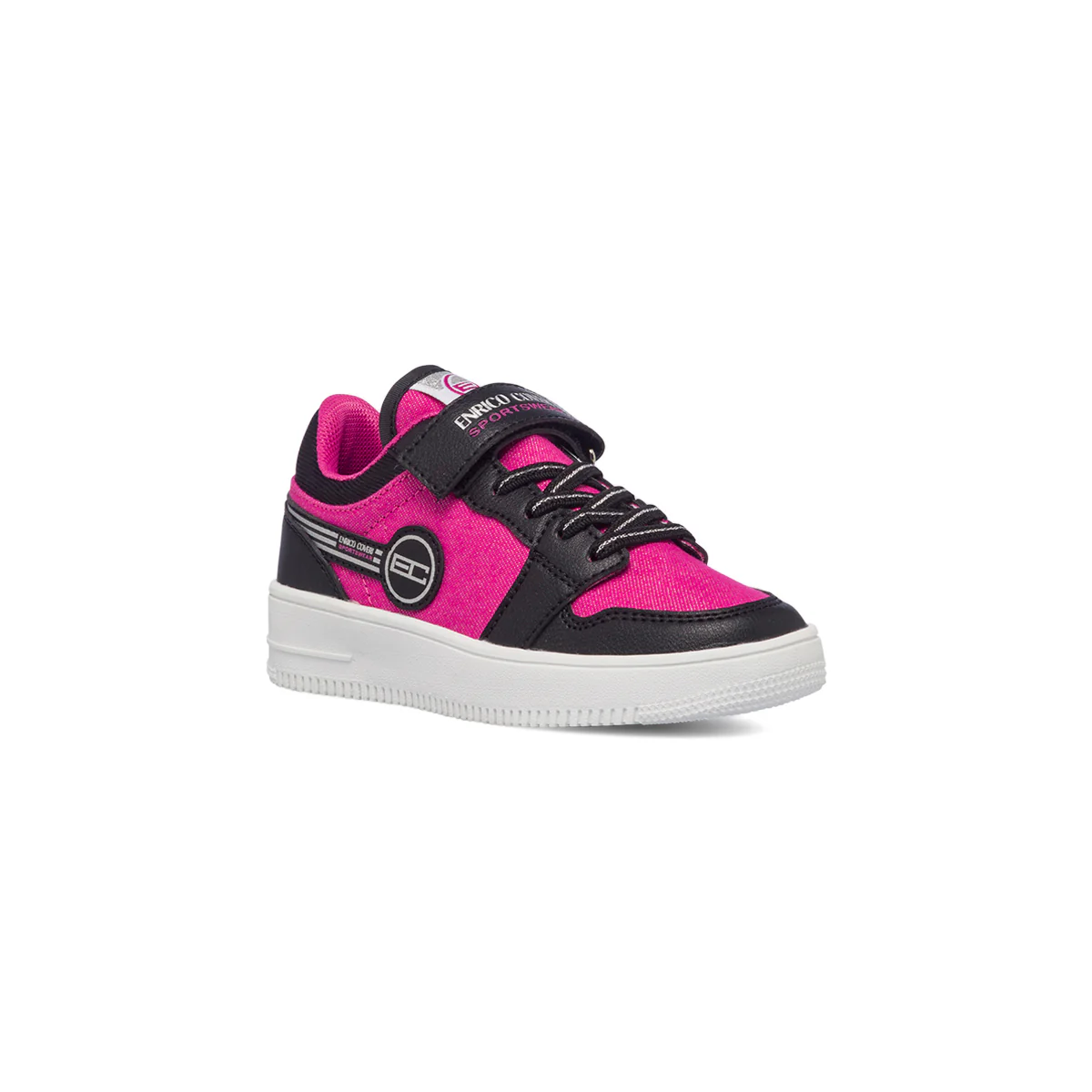 Sneakers fucsia e nere da bambina Enrico Coveri Jordy - Image 2