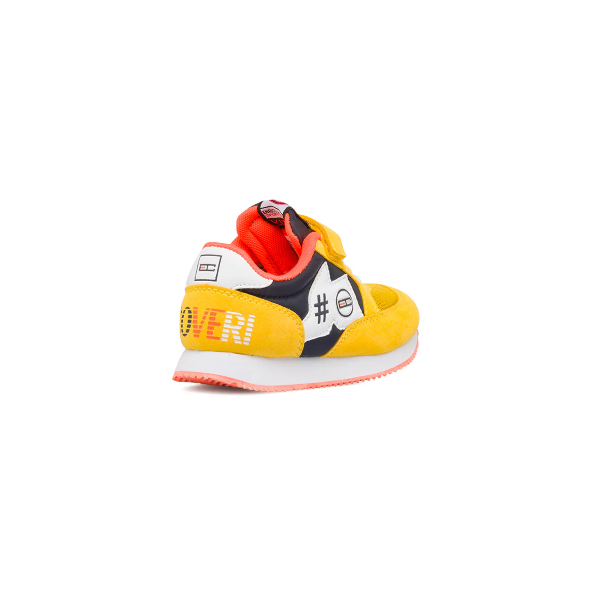 Sneakers gialle da bambino con velcro e lacci Enrico Coveri - Image 3