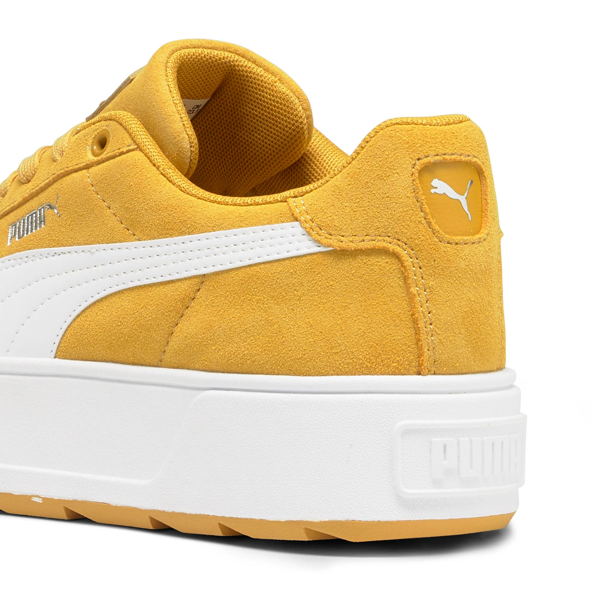 Sneakers gialle da donna con suola a zeppa Puma Karmen Pop-Up - Image 2