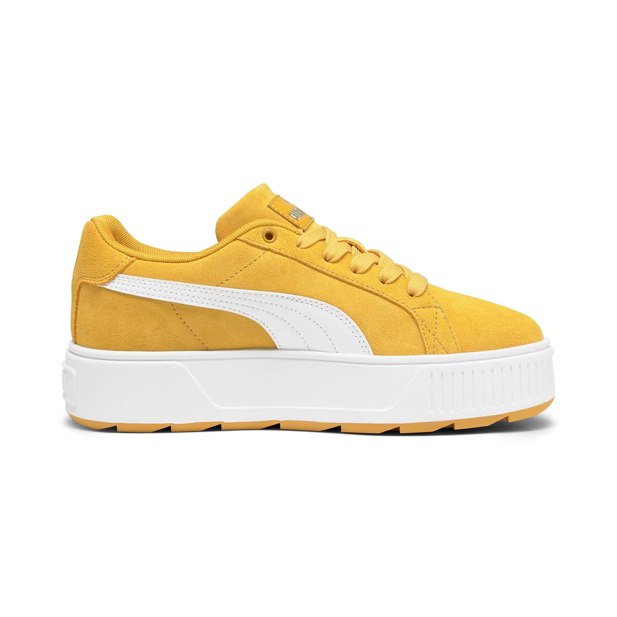Sneakers gialle da donna con suola a zeppa Puma Karmen Pop-Up - Image 5
