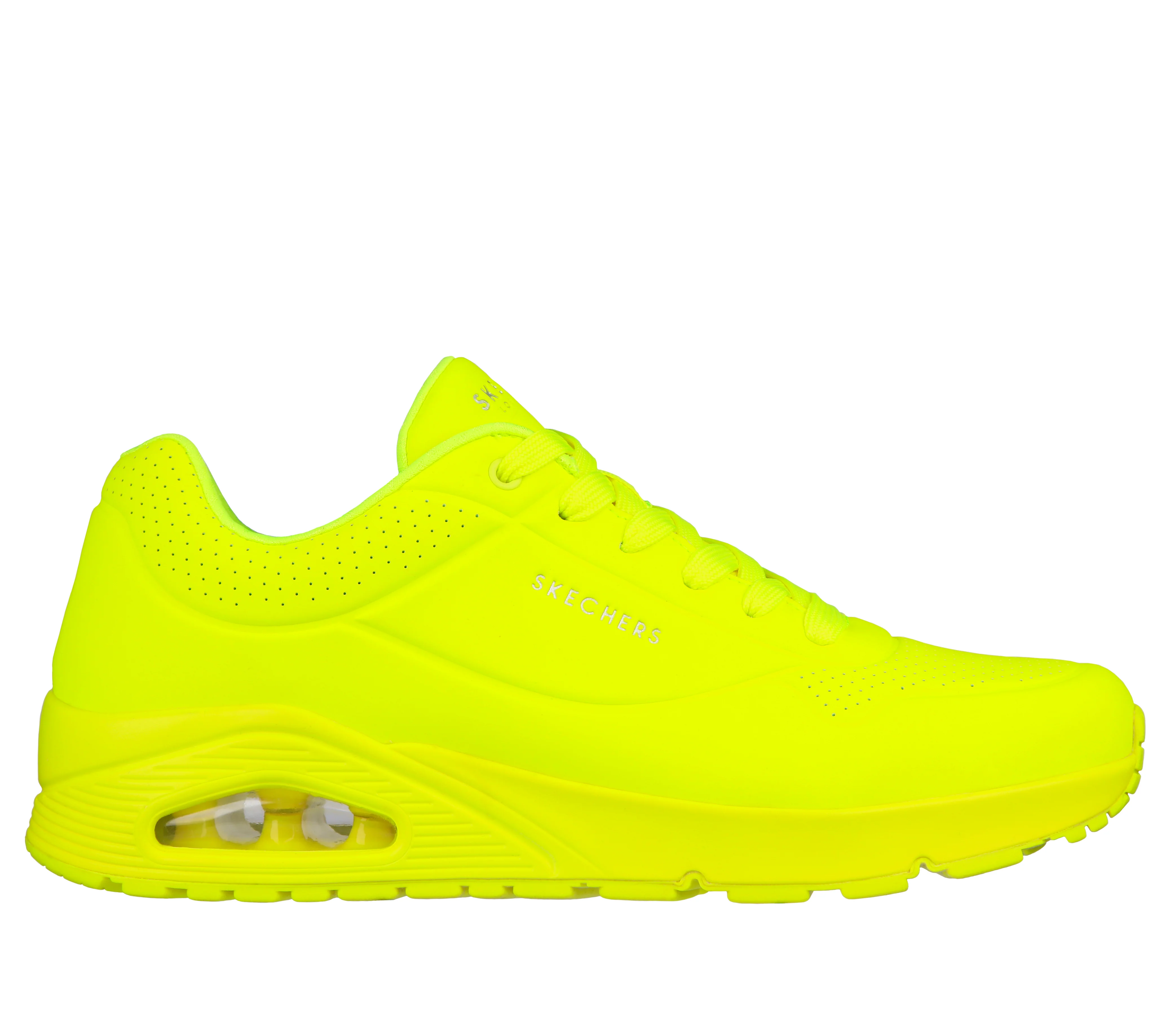 Sneakers gialle da uomo con suola ad aria Skechers Uno - Stand On Air