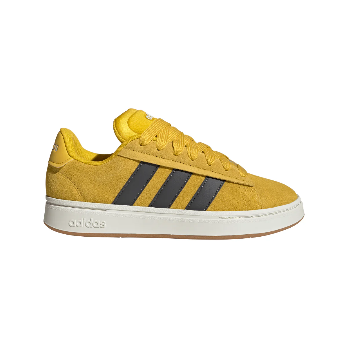 Sneakers gialle da Uomo effetto scamosciato adidas Grand Court Alpha 00s