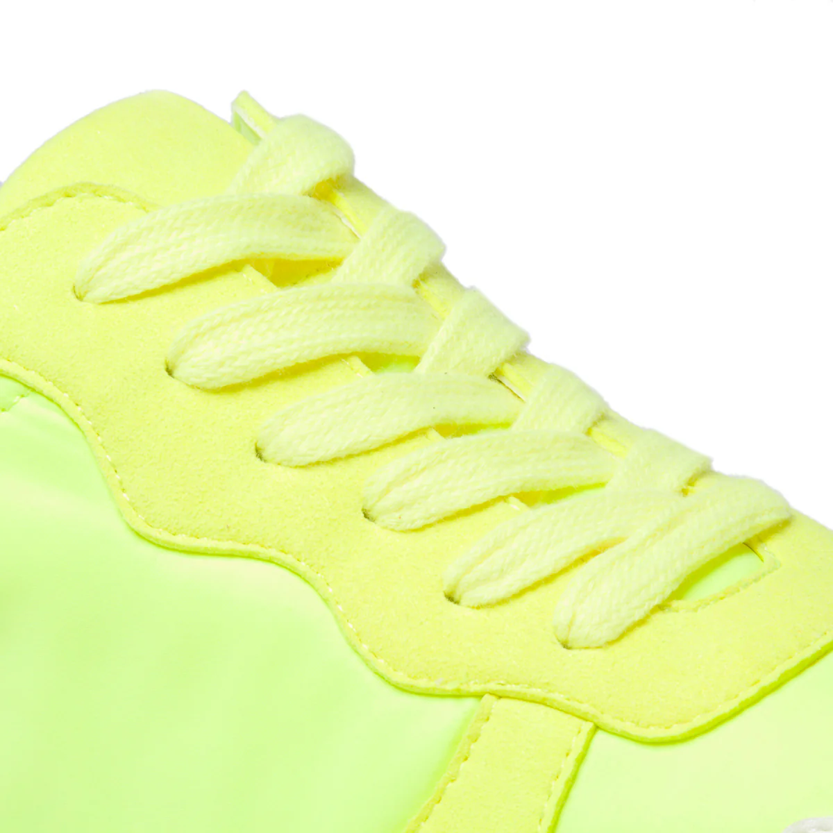 Sneakers gialle e bianche in tessuto e similpelle Lora Ferres - Image 6