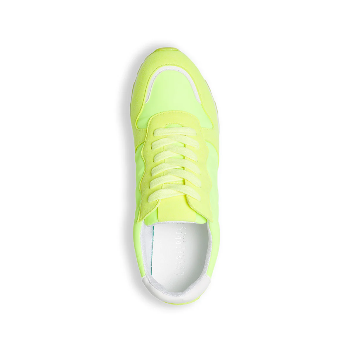 Sneakers gialle e bianche in tessuto e similpelle Lora Ferres - Image 8