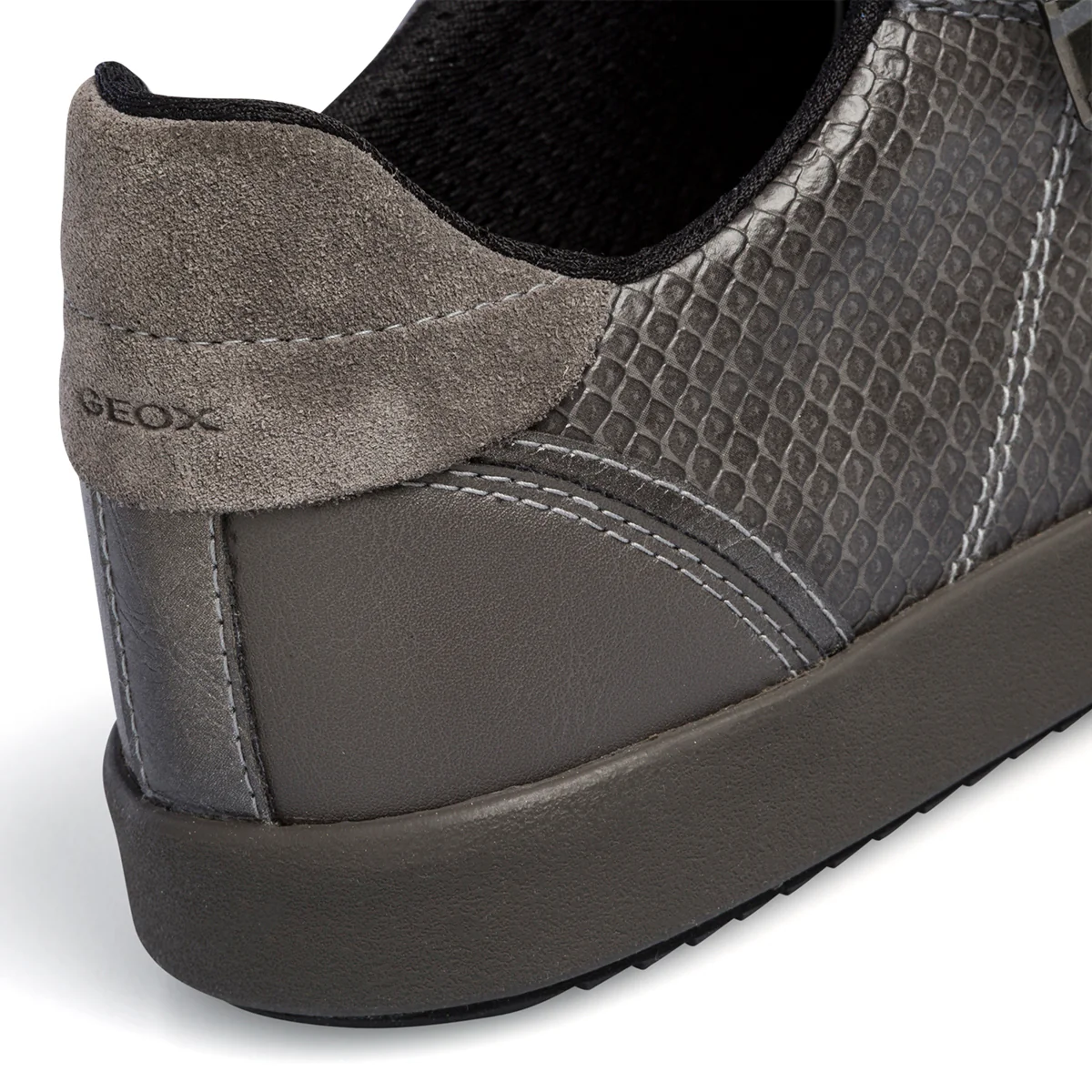 Sneakers grigia da donna con zip laterale Geox Blomiee - Image 7
