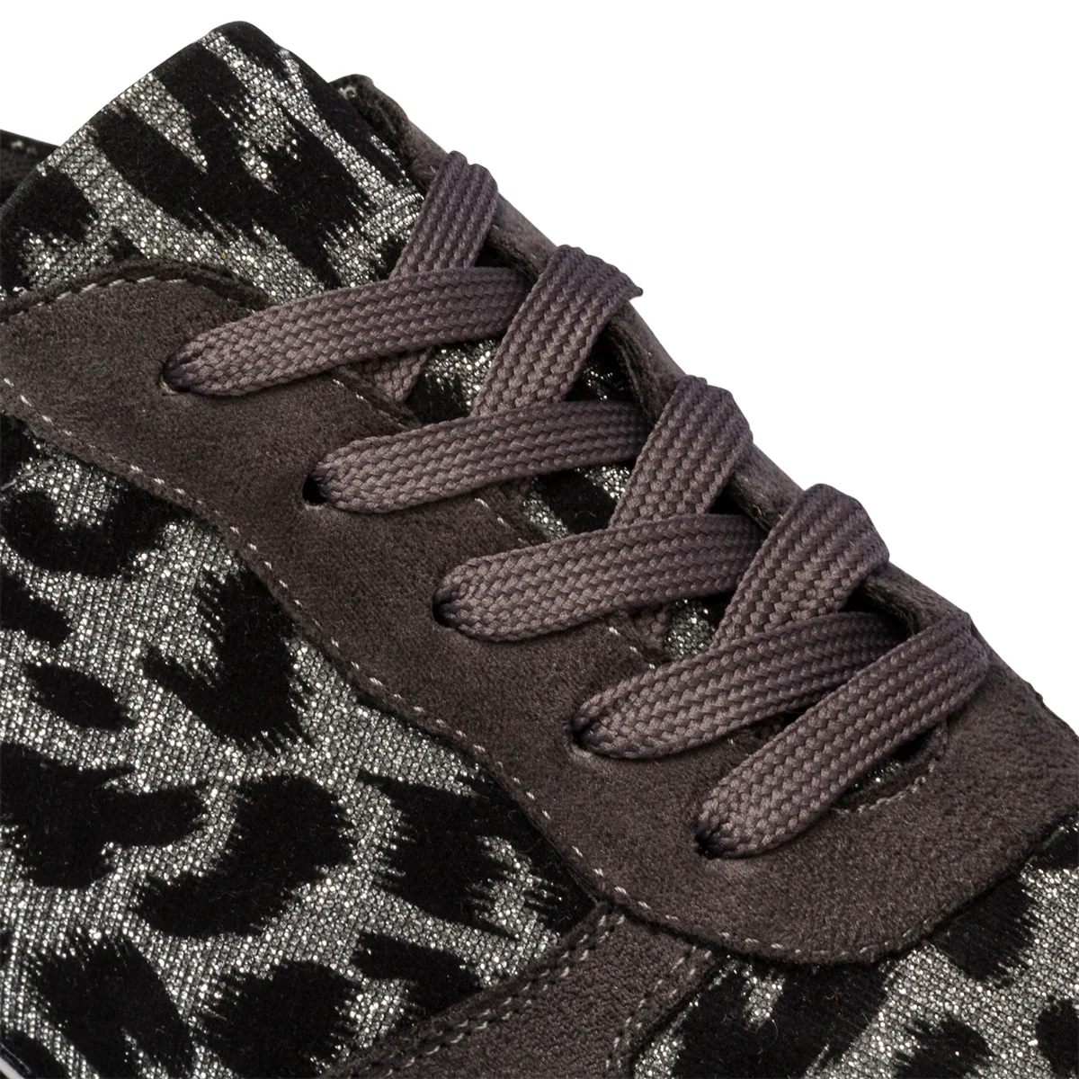 Sneakers grigie animalier da donna con maxi-suola Lora Ferres - Image 6
