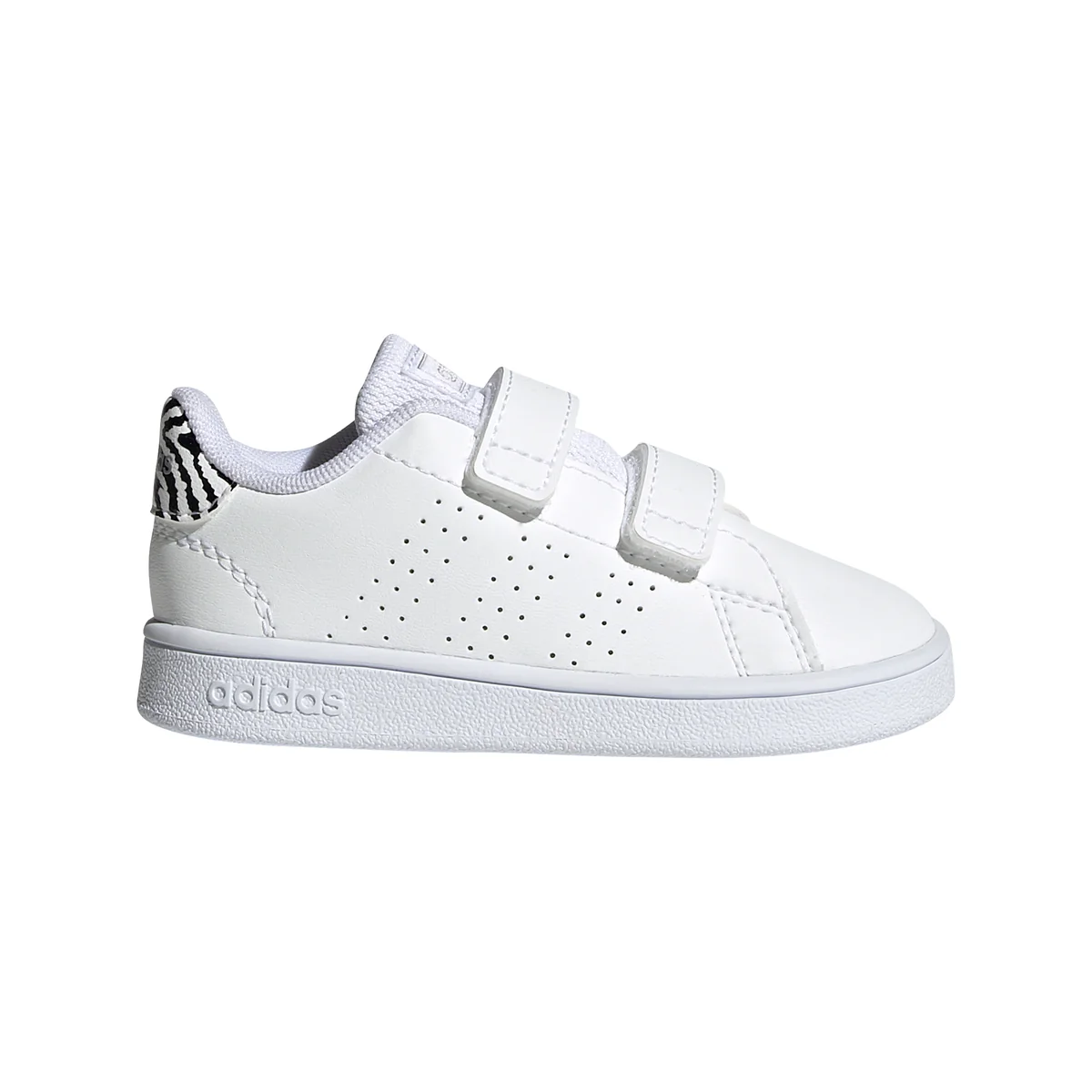 Sneakers grigie con chiusura a strappo adidas Advantage