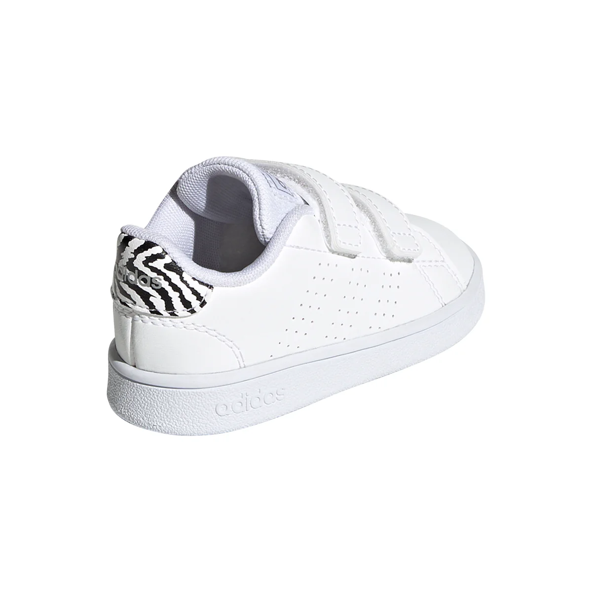 Sneakers grigie con chiusura a strappo adidas Advantage - Image 5
