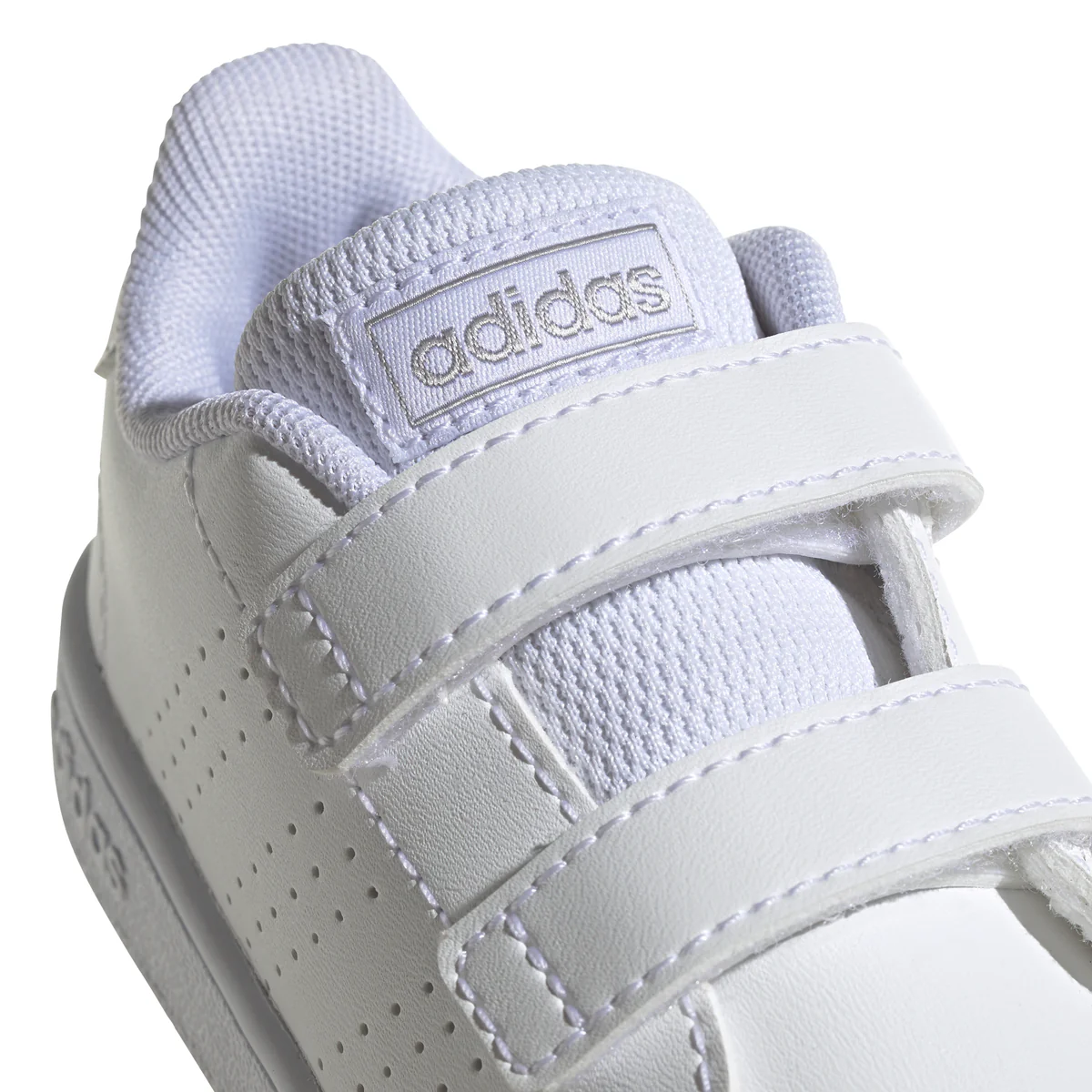 Sneakers grigie con chiusura a strappo adidas Advantage - Image 7