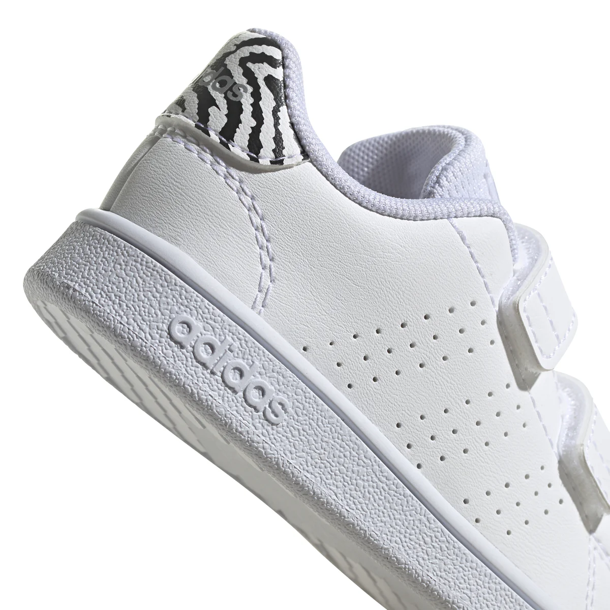 Sneakers grigie con chiusura a strappo adidas Advantage - Image 8