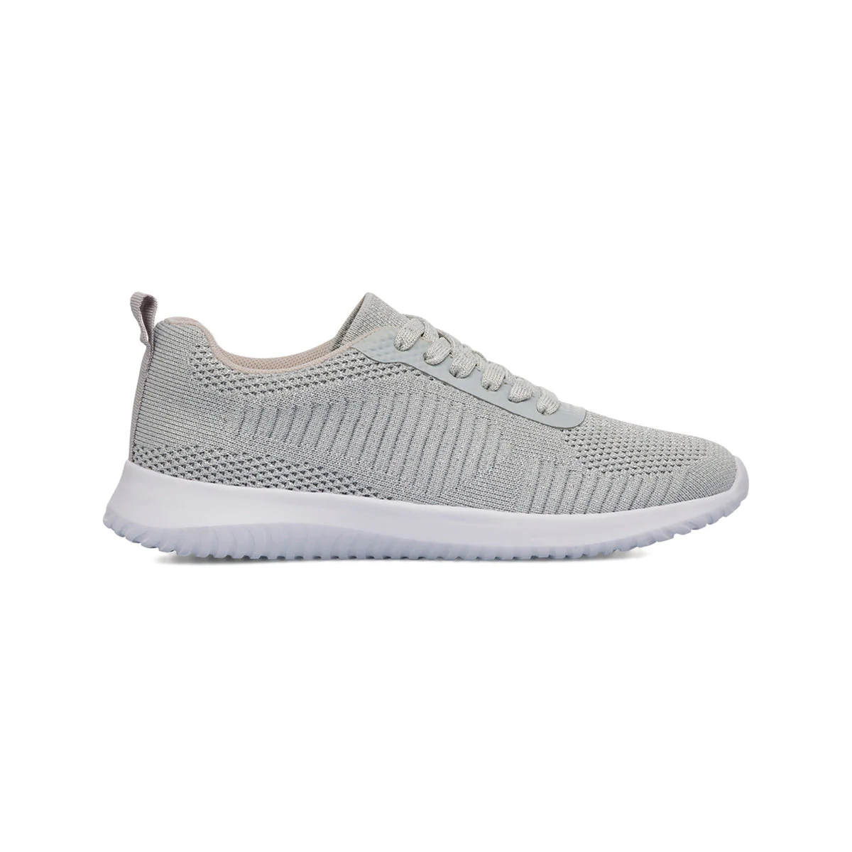 Sneakers grigie con dettagli argento da Donna in tessuto Lora Ferres