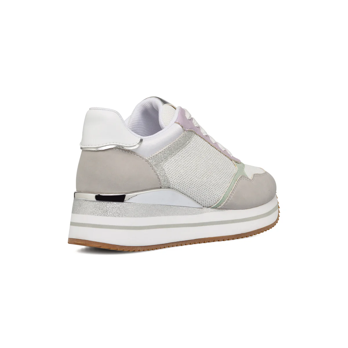 Sneakers grigie con dettagli glitterati Swish Jeans - Image 3
