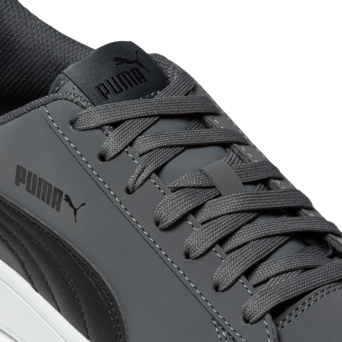 Sneakers grigie con dettagli neri Puma Smash V2 Buck - Image 6