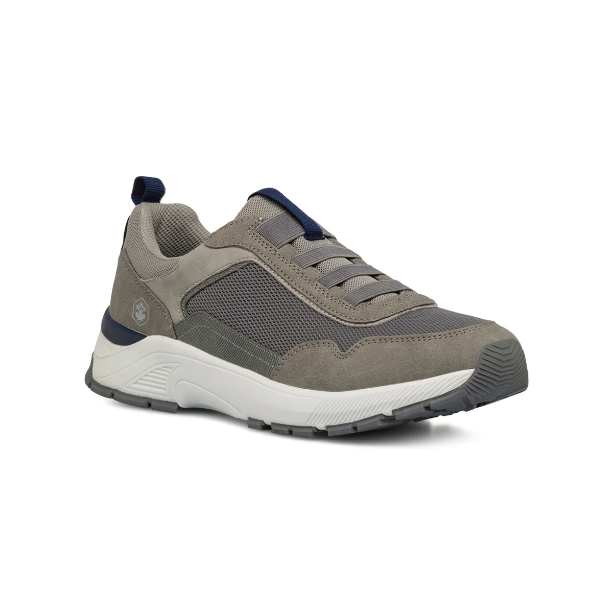 Sneakers grigie con logo laterale Lumberjack Travis II - Image 2