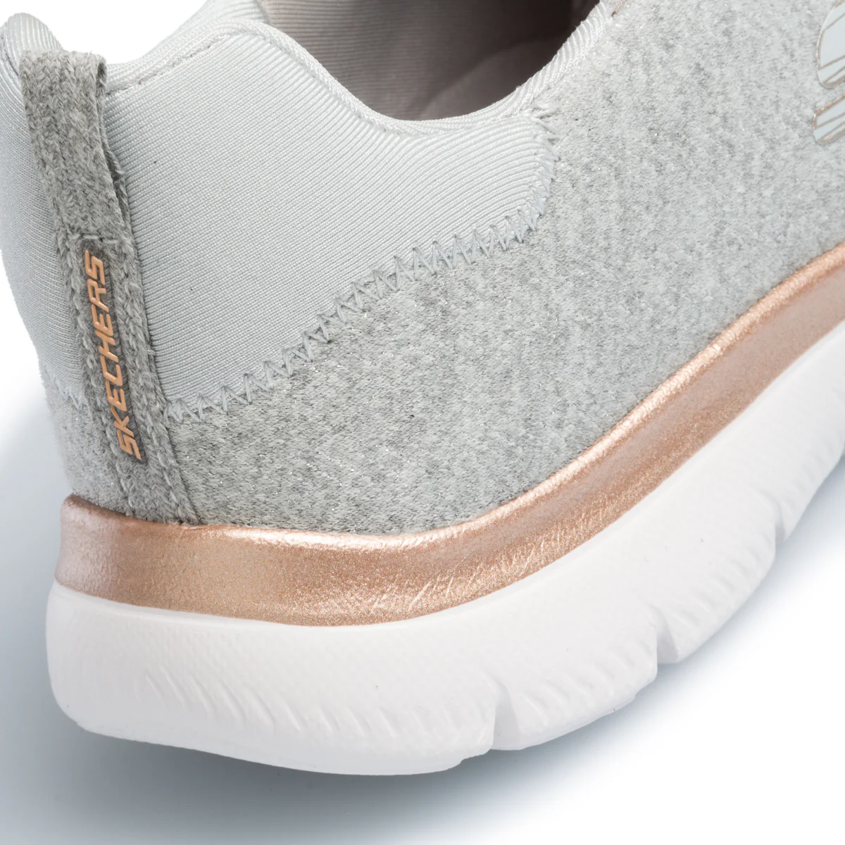 Sneakers grigie con sottopiede Memory Foam Skechers Summits - Image 7