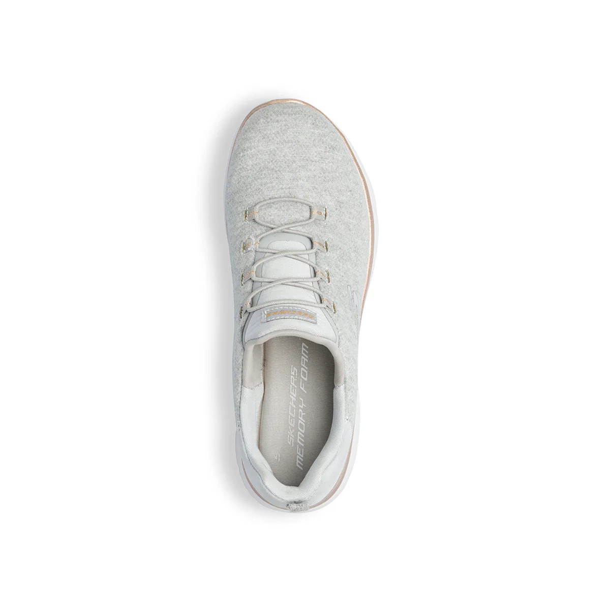 Sneakers grigie con sottopiede Memory Foam Skechers Summits - Image 8