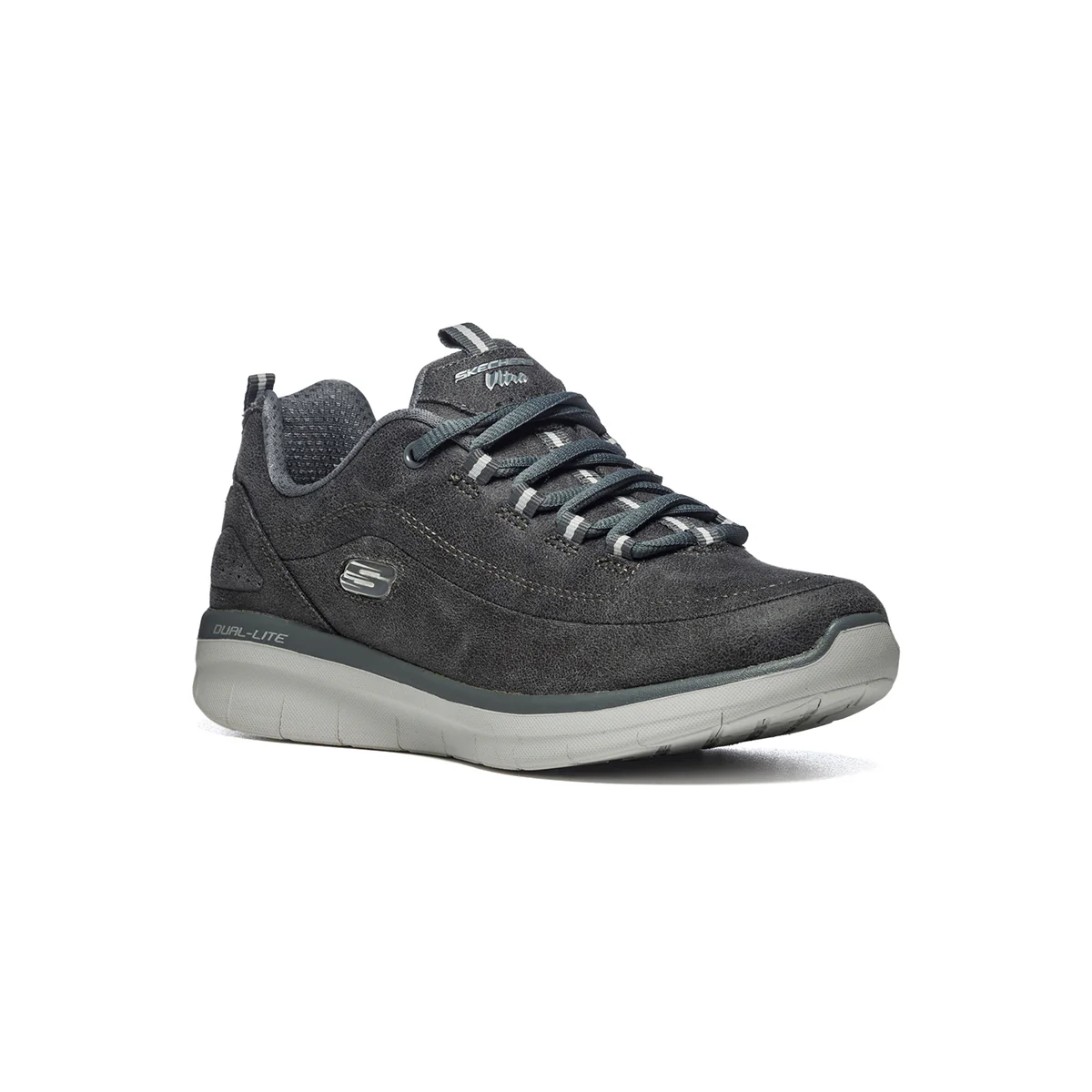 Sneakers grigie con sottopiede Memory Foam Skechers Synergy 2.0 - Image 2