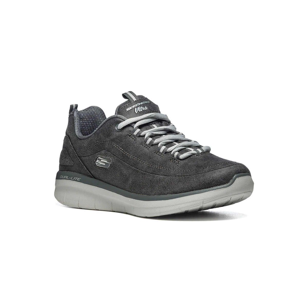 Sneakers grigie con sottopiede Memory Foam Skechers Synergy 2.0 - Image 5