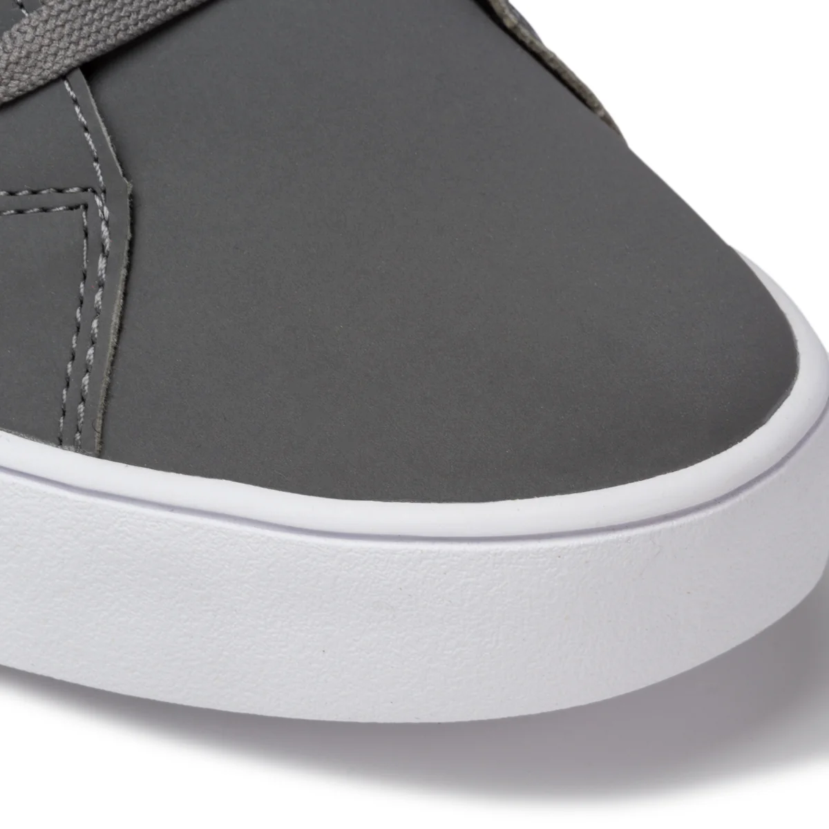 Sneakers grigie con striscia laterale a contrasto Puma Smash Vulc - Image 5
