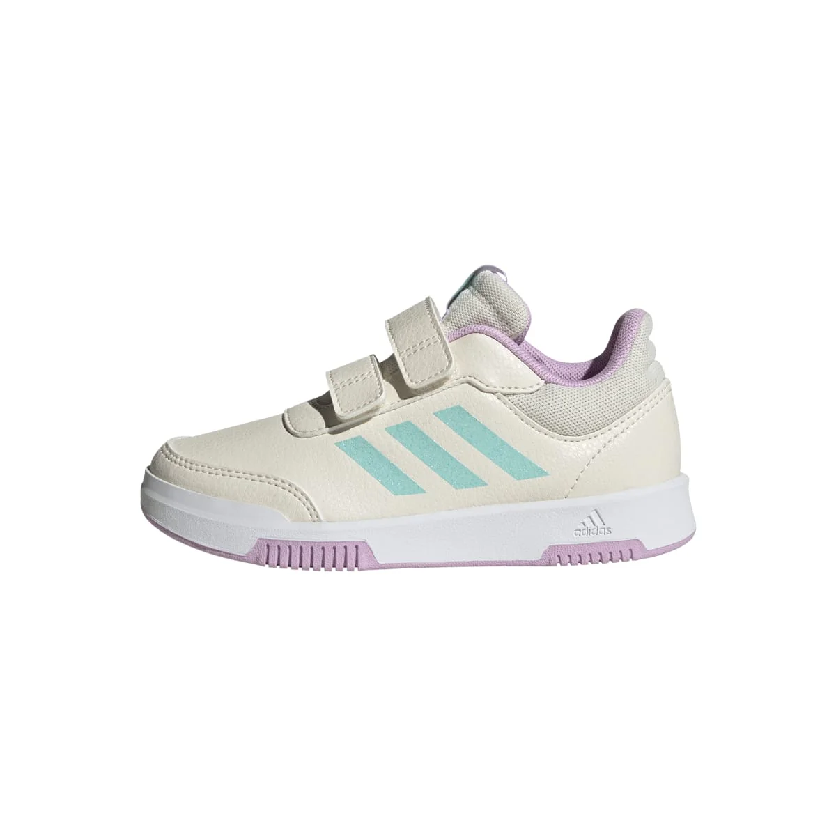 Sneakers grigie da bambina con dettagli lilla adidas Tensaur Sport 2.0 CF K - Image 2