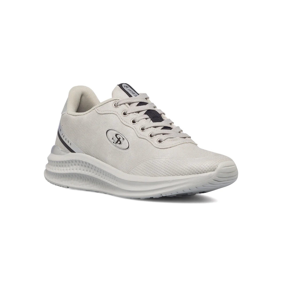 Sneakers grigie da donna con dettaglio glitterato Swish Jeans - Image 2