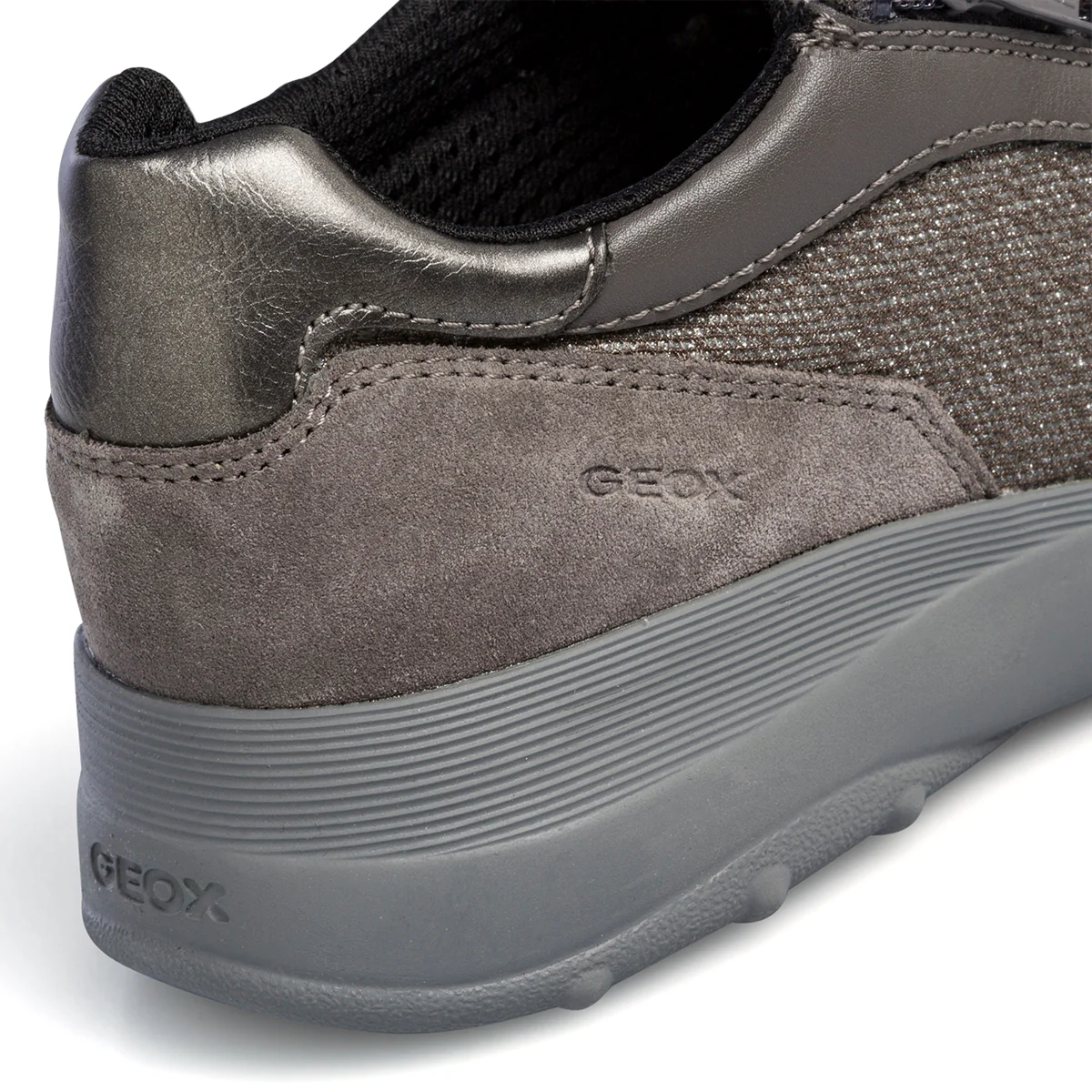 Sneakers grigie da donna con glitter Geox Alleniee - Image 7