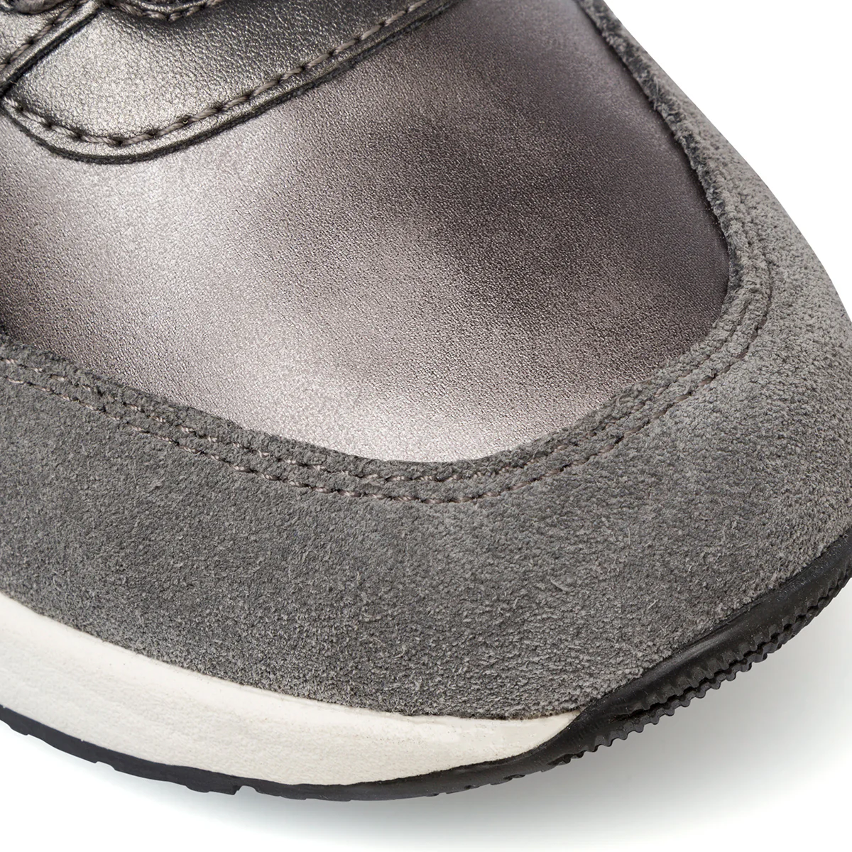 Sneakers grigie da donna con zip laterale Geox Bulmya - Image 7