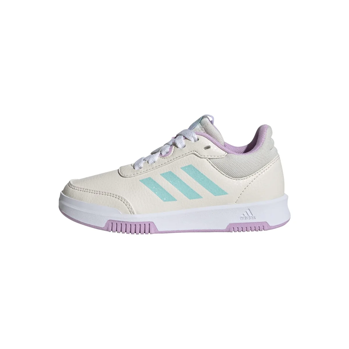 Sneakers grigie da ragazza con dettagli lilla adidas Tensaur Sport 2.0 K - Image 2