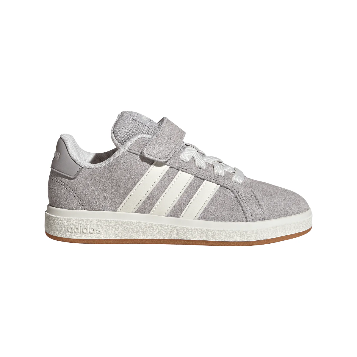 Sneakers grigie da Ragazzo con chiusura a strappo adidas GRAND COURT 00s EL C
