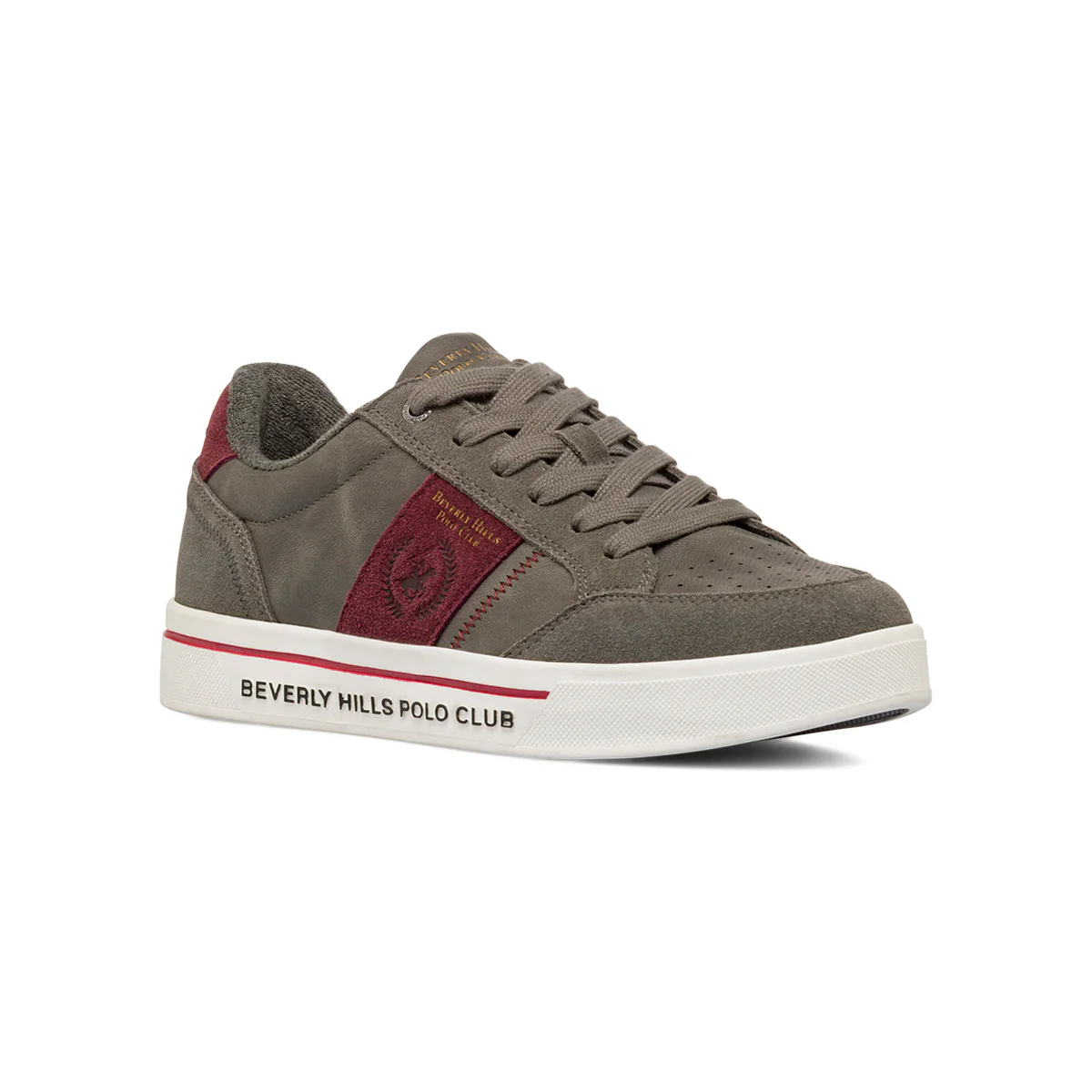 Sneakers Grigie da Uomo con dettagli in contrasto Beverly Hills Polo Club - Image 2