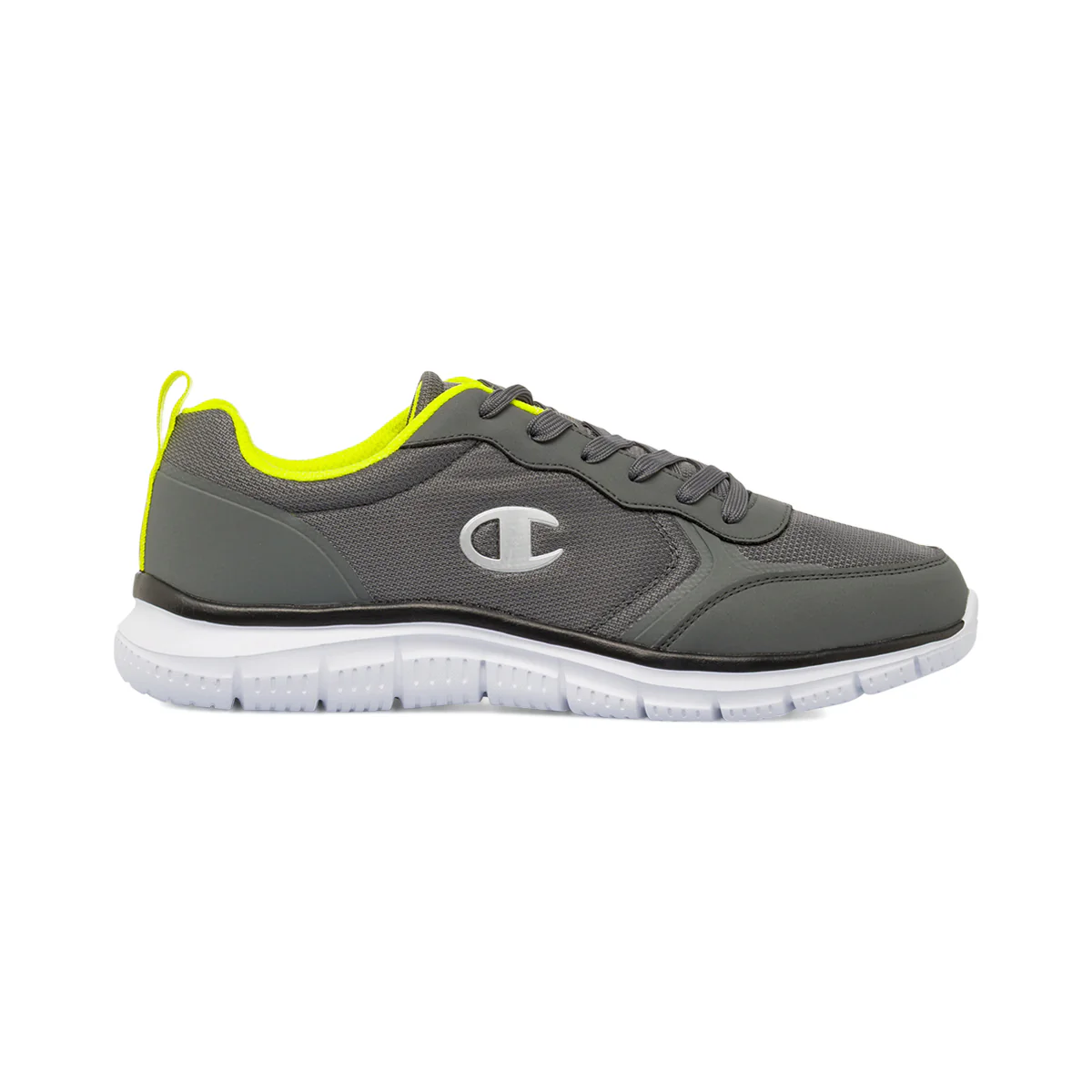 Sneakers Grigie da Uomo con dettagli lime Champion EL45 Low Cut