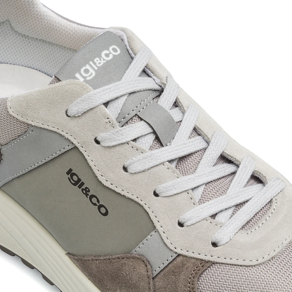 Sneakers Grigie da Uomo con effetto scamosciato Igi&Co - Image 5