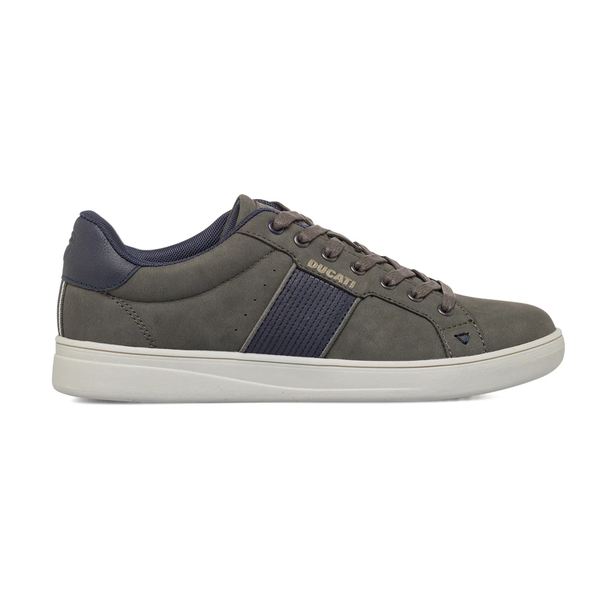 Sneakers grigie da Uomo con inserti blu Ducati - Image 2