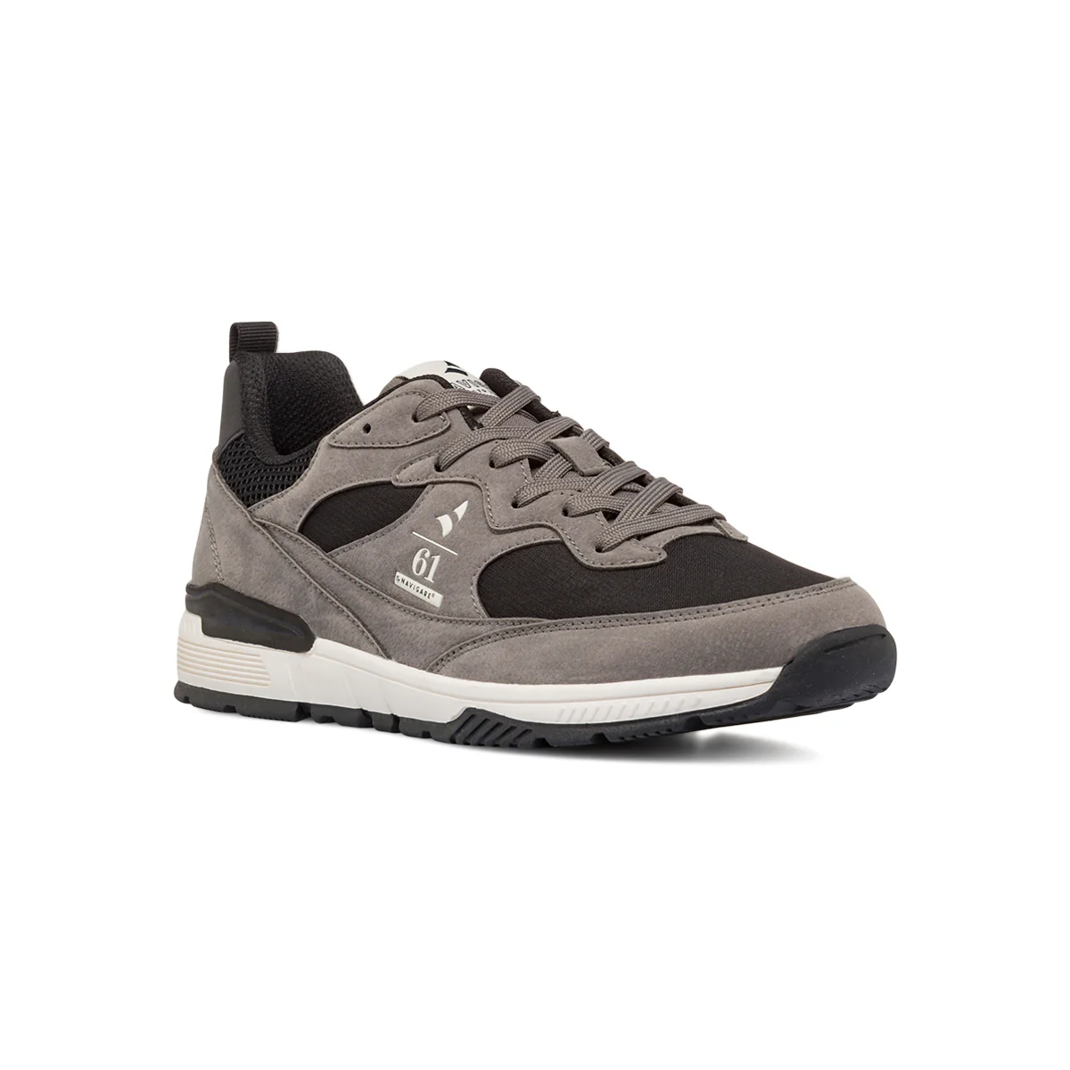 Sneakers Grigie da Uomo con inserti in contrasto Navigare - Image 2